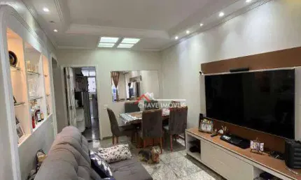 Apartamento com 3 dormitórios à venda, 98 m² por R$ 890.000,00 - Aparecida - Santos/SP