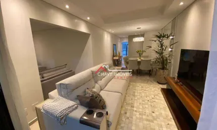 Apartamento com 3 dormitórios à venda, 140 m² por R$ 1.430.000,00 - Ponta da Praia - Santos/SP