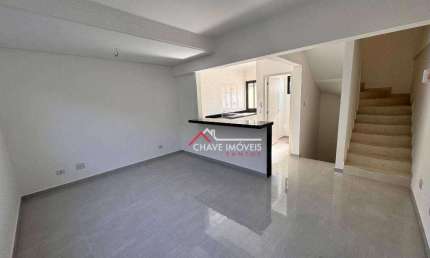 Sobrado à venda, 94 m² por R$ 579.000,00 - Macuco - Santos/SP