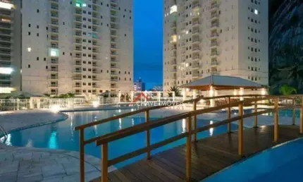 Apartamento com 3 dormitórios à venda, 84 m² por R$ 820.000 - Marapé - Santos/SP