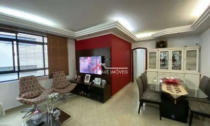 Apartamento à venda, 124 m² por r$ 948.000,00 - pompéia - santos/sp