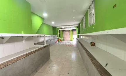 Loja para alugar, 200 m² por r$ 12.000,00/mês - pompéia - santos/sp