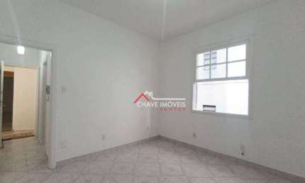Studio com 1 dormitório para alugar, 40 m² por R$ 2.300,02/mês - Embaré - Santos/SP
