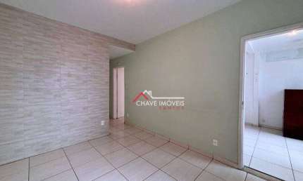 Apartamento com 1 dormitório para alugar, 60 m² por R$ 3.000,02/mês - José Menino - Santos/SP