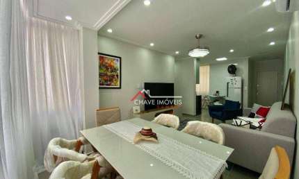 Apartamento com 3 dormitórios à venda, 90 m² por R$ 600.000,00 - José Menino - Santos/SP