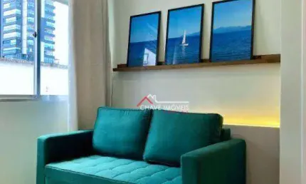 Kitnet com 1 dormitório à venda, 38 m² por r$ 340.000,00 - embaré - santos/sp