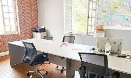 Sobrado para alugar, 164 m² por R$ 4.800,01/mês - Embaré - Santos/SP