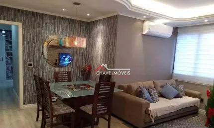 Apartamento com 2 dormitórios à venda, 85 m² por R$ 580.000,00 - Campo Grande - Santos/SP