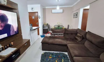 Apartamento com 2 dormitórios à venda, 72 m² por R$ 580.000,00 - Macuco - Santos/SP