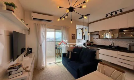 Apartamento com 1 dormitório à venda, 38 m² por R$ 400.000,00 - Macuco - Santos/SP