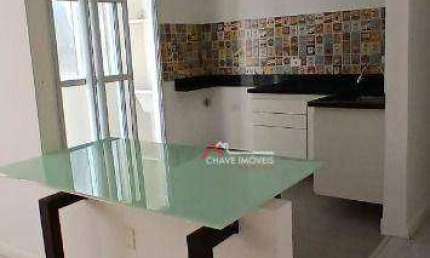 Apartamento com 2 dormitórios para alugar, 89 m² por R$ 3.944,16/mês - Embaré - Santos/SP