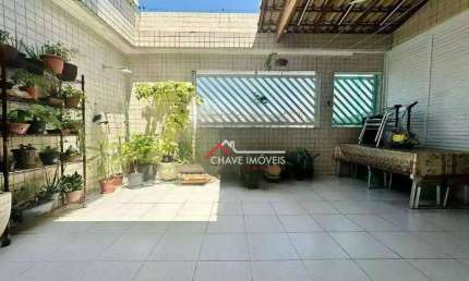 Cobertura com 3 dormitórios à venda, 180 m² por R$ 1.300.000,00 - Campo Grande - Santos/SP