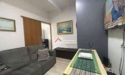 Apartamento com 1 dormitório à venda, 32 m² por R$ 340.000,00 - Ponta da Praia - Santos/SP