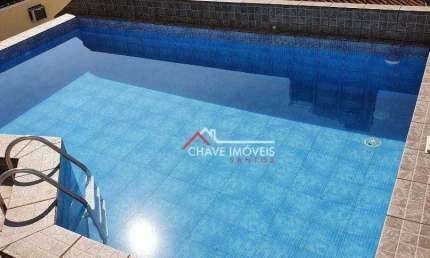 Casa com 5 dormitórios à venda, 372 m² por R$ 2.800.000,00 - Ponta da Praia - Santos/SP