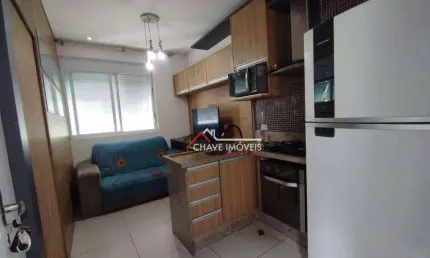 Studio com 1 dormitório à venda, 39 m² por R$ 340.000,00 - Embaré - Santos/SP