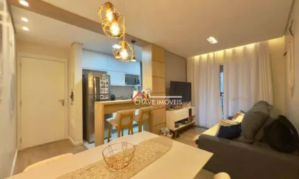 Apartamento com 2 dormitórios à venda, 63 m² por R$ 620.000,00 - Marapé - Santos/SP