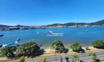 Apartamento com 3 dormitórios à venda, 190 m² por r$ 2.900.000,00 - ponta da praia - santos/sp