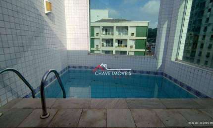 Cobertura com 2 dormitórios à venda, 109 m² por R$ 945.000,00 - Marapé - Santos/SP