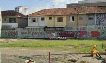 Terreno à venda, 858 m² por R$ 8.580.000,00 - Vila Matias - Santos/SP