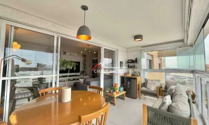 Apartamento com 3 dormitórios à venda, 115 m² por R$ 1.200.000,00 - Ponta da Praia - Santos/SP