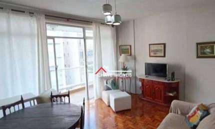 Apartamento com 1 dormitórios para alugar, 86 m² por R$ 4.800/mês - Gonzaga - Santos/SP
