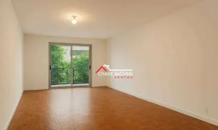 Apartamento 110 m² com 3 dormitórios , 2 suítes e duas vagas de garagem no boqueirão em santos