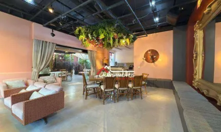 Casa com 3 dormitórios à venda, 400 m² por r$ 4.870.000,00 - pompéia - santos/sp