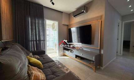 Apartamento com 2 dormitórios à venda, 65 m² por R$ 799.000,00 - Pompéia - Santos/SP