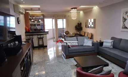 Apartamento com 4 dormitórios à venda, 178 m² por r$ 1.845.000,00 - gonzaga - santos/sp