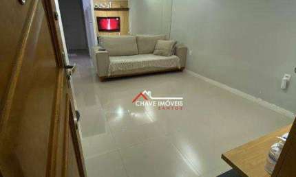 Apartamento com 2 dormitórios à venda, 75 m² por R$ 324.000,00 - Vila Matias - Santos/SP