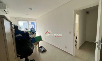 Sala, 48 m² - venda por R$ 500.000,00 ou aluguel por R$ 5.000,01/mês - Boqueirão - Santos/SP