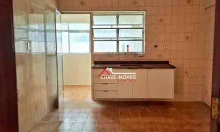 Apartamento com 2 dormitórios para alugar, 112 m² por R$ 4.250,02/mês - Embaré - Santos/SP