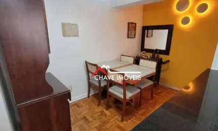 Apartamento com 2 dormitórios à venda, 85 m² por r$ 585.000,00 - gonzaga - santos/sp