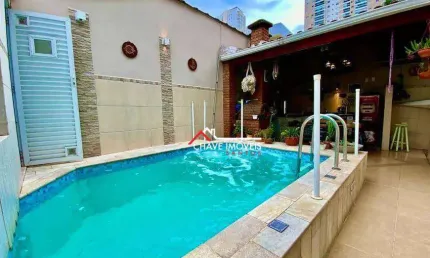Casa com 3 dormitórios à venda, 317 m² por R$ 1.600.000,00 - Ponta da Praia - Santos/SP