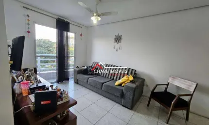 APARTAMENTO COM 63M² ÚTEIS, ÁREA DE LAZER E VAGA DEMARCADA, LOCALIZADO NO BAIRRO APARECIDA EM SANTOS;