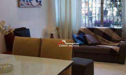 Apartamento com 2 dormitórios, 77 m² - venda por R$ 690.000,00 ou aluguel por R$ 4.800,02/mês - Boqueirão - Santos/SP