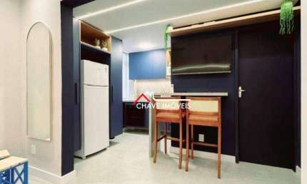 *Apartamento kit net exclusiva reformada - com vista mar*