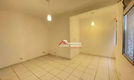 Apartamento com 1 dormitório à venda, 55 m² por R$ 385.000,00 - Aparecida - Santos/SP