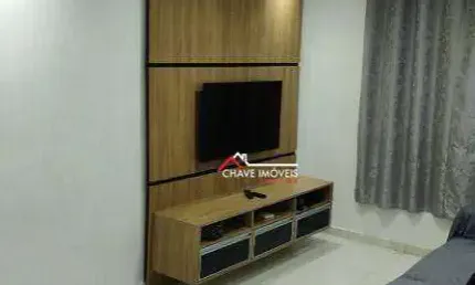 Apartamento com 2 dormitórios à venda, 56 m² por R$ 265.000,00 - Chico de Paula - Santos/SP