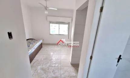 Apartamento com 1 dormitório à venda, 40 m² por r$ 320.000,00 - embaré - santos/sp