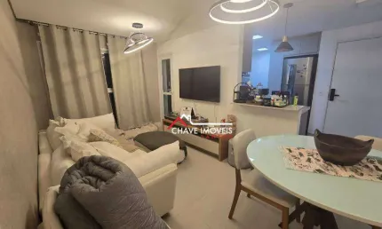 Apartamento com 2 dormitórios à venda, 81 m² por R$ 1.180.000,00 - Aparecida - Santos/SP