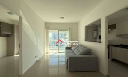Apartamento com 1 dormitório para alugar, 70 m² por R$ 5.350/mês - Gonzaga - Santos/SP