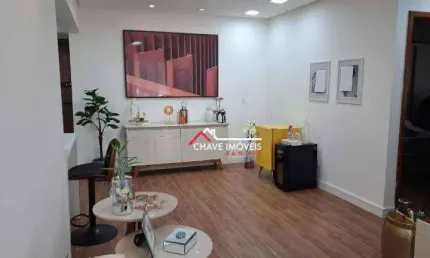 Apartamento com 2 dormitórios à venda, 70 m² por R$ 477.000,00 - Encruzilhada - Santos/SP