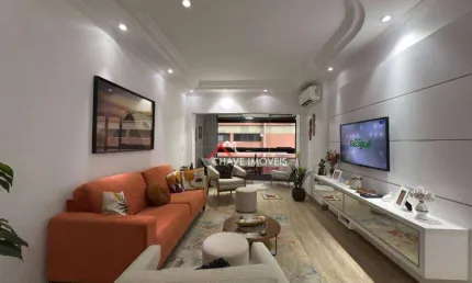 Apartamento com 2 dormitórios à venda, 116 m² por r$ 1.150.000,00 - aparecida - santos/sp