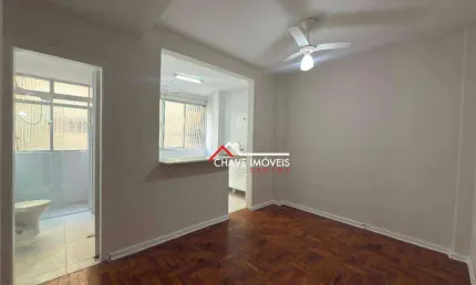 Apartamento com 1 dormitório à venda, 45 m² por r$ 373.000,00 - gonzaga - santos/sp