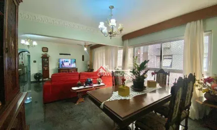 Apartamento com 4 dormitórios à venda, 145 m² por r$ 1.384.000,00 - aparecida - santos/sp