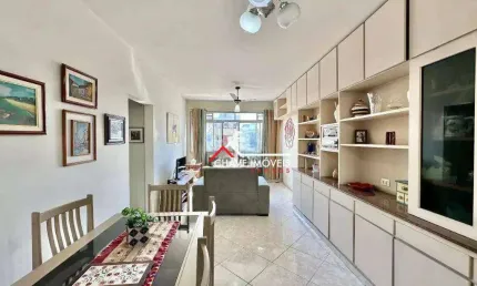 APARTAMENTO 90M² COM VISTA PARCIAL PARA O MAR NA PONTA DA PRAIA EM SANTOS