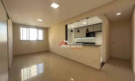 Apartamento com 2 dormitórios, 69 m² - venda por R$ 480.000,00 ou aluguel por R$ 3.000,02/mês - Marapé - Santos/SP