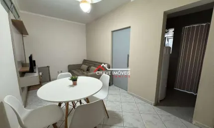 Apartamento com 1 dormitório à venda, 35 m² por r$ 355.000,00 - josé menino - santos/sp