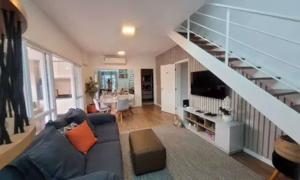 Apartamento duplex com 2 dormitórios à venda, 121 m² por r$ 1.805.000 - gonzaga - santos/sp